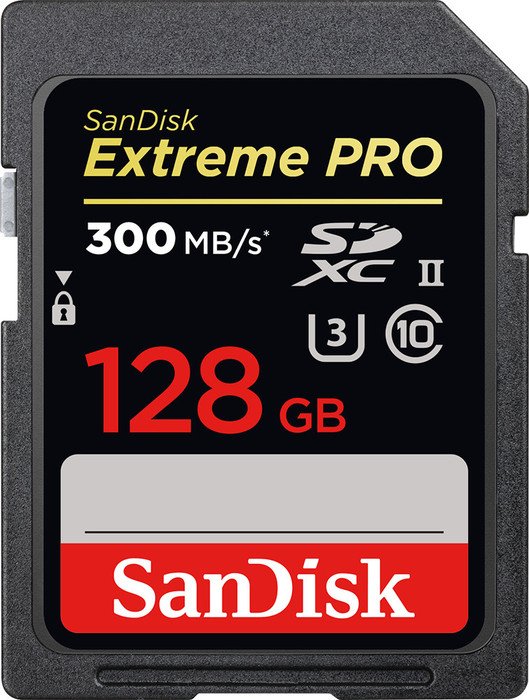 SANDISK SD 128GB EXT PRO 300MB/S EXTREME PRO
