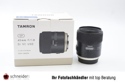 Tamron Objektiv 45mm gebraucht, bei Foto Schneider erhältlich