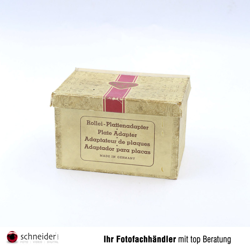 Gebraucht: Rollei Plattenadapter mit Platten Foto Schneider Online  Shop